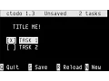 ctodo simple ncurses-based tasklist manager
