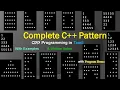 Complete C Programming Pattern with Simple Method CPP Pattern in Tamil