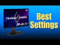 Viewsonic xg2431 best setting