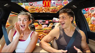 TIKTOK DECIDES WHAT WE EAT FOR 24 HOURS! *my order trend*