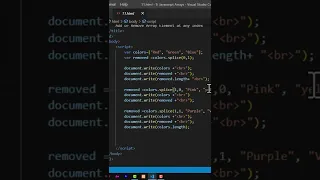 Add or Remove Array Element at any Index