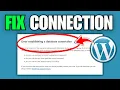 How To Fix Error Establishing A Database Connection WordPress