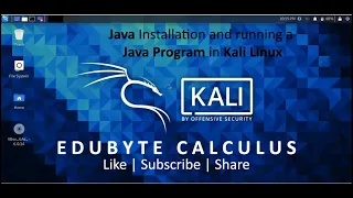 How to run a JAVA program on Kali Linux