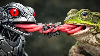 الضفدع الآلي ضد الضفدع دندنها