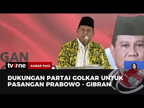 Resmi Partai Golkar Usung Prabowo Subianto dan Gibran dalam Pilpres 2024