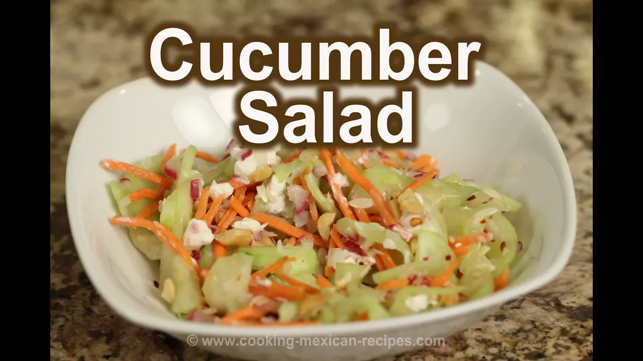 Healthy Cucumber Salad With Thai Dressing   Rockin Robin Cooks