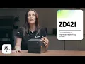 Vídeo Impressora de Etiquetas Zebra ZD421 203 DPI - USB, Bluetooth e Ethernet