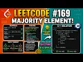 LeetCode 169 Majority Element Boyer-Moore Voting Algorithm C