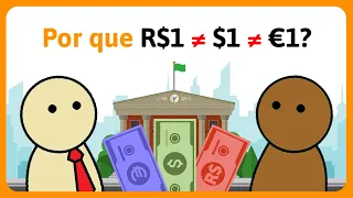 Por que Diferentes Moedas Têm Valores Diferentes, explicação sem complicação