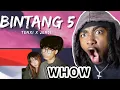 🇮🇩Tenxi \u0026 Jemsii - Bintang 5 (Official Music Video Lyric) (REACTION!!)