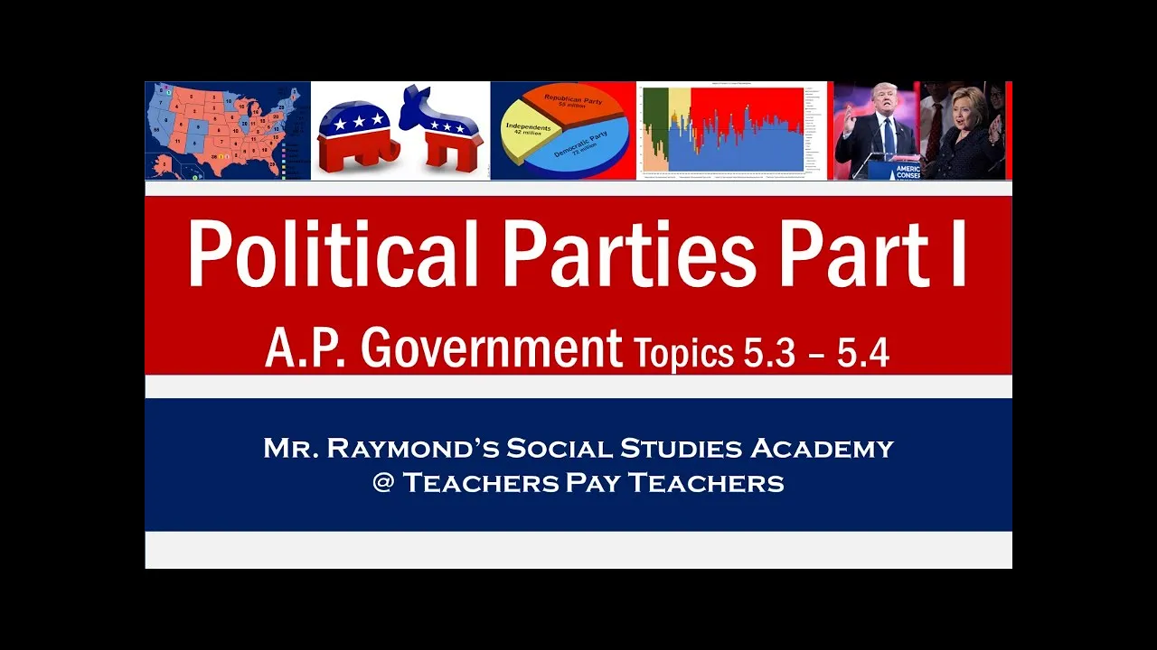 AP Government Political Parties Part I - Topics 5.3 & 5.4 [Everything You Need to Know]