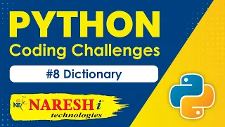 Python Challenges Dictionary Python Coding Challenges Python Tutorials Naresh IT