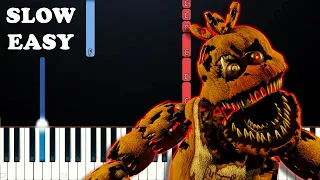 Download Five Nights at Freddy's 4 Song - I Got No Time (SLOW EASY PIANO TUTORIAL) MP3