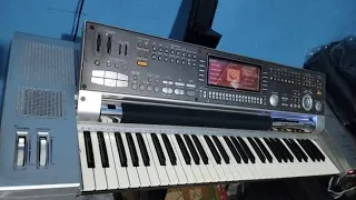 coba keyboard mainan t5000 cek sound styel kn7000 ternyata enak bangat