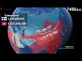 Finno-Korean Hyperwar in 1 minute using Google Earth