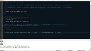 Helper Functions - java