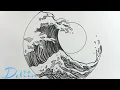 Drawing tutoral How to draw a tide wave with Exlicon MX