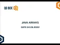 Java Arrays QO-BOX