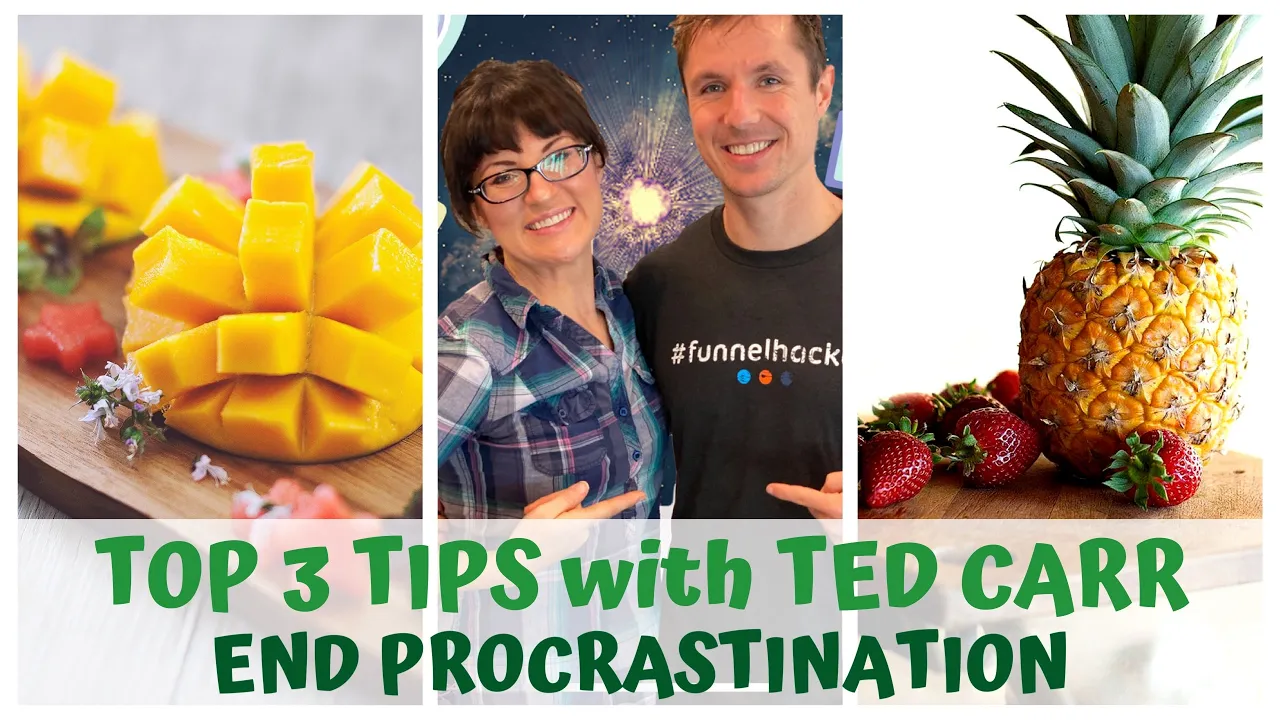 TOP 3 TIPS TO END PROCRASTINATION with TED CARR