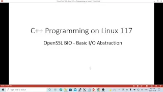 C Programming on Linux - OpenSSL BIO Basic Abstraction