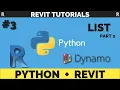 Python tutorials Revit Begginers List part 2