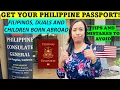 HOW TO GET A PHILIPPINE PASSPORT AT THE PHILIPPINE CONSULATE ABROAD