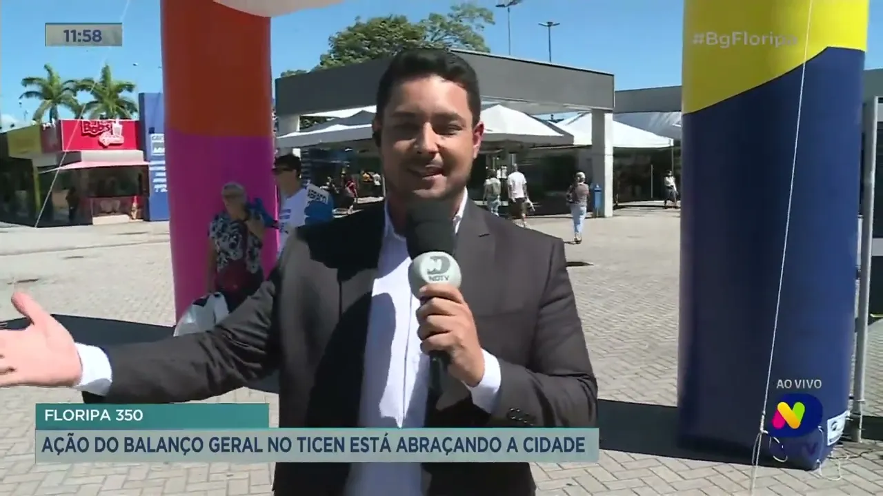 Floripa 350 e NDTV: Um abraço na Cidade