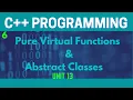 Pure Virtual Functions and Abstract Classes in C