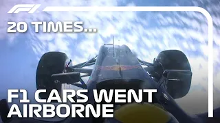20 times f1 cars went airborne 