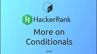 More on Conditionals HackerRank Linux Shell