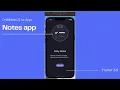 Flutter 3 0 5 Notes App UI with animations Dribbble UI to App Speed Code
