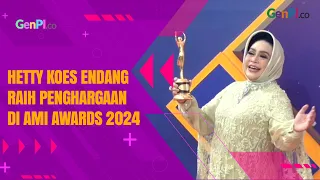54 Tahun Berkarya, Hetty Koes Endang Raih Penghargaan di AMI Awards 2024