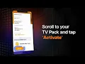 ACTIVATE YOUR STREAMING APPS ON UNIFI TV