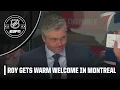 Patrick Roy gets a huge ovation in return to Montreal NHL on ESPN