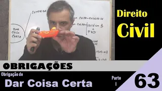 Direito Civil - Aula #63 - Obrigação de Dar Coisa Certa - Parte I - (É isso!)