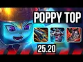 Download Lagu POPPY vs RENEKTON (TOP) | 7/1/5, Dominating | KR Diamond | 25.20