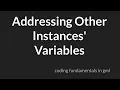 Addressing Other Instances Variables GameMaker Studio 2