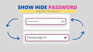 Password Using HTML CSS JavaScript