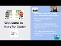 Kids for Code - Day 1 Welcome to