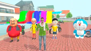 New Ramp Challenge Motu Patlu Nobita Doraemon Jake Indian theft auto simulator game  