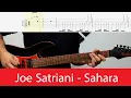 Download Lagu Joe Satriani - Sahara Intro Guitar With Tabs(Eb Standard)