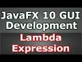 JavaFX Lambda Expression Example Java GUI Development