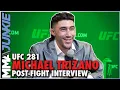 Michael Trizano Reacts To Double Knockdown Explains Weight Miss UFC 281