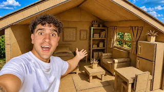 VIVÍ 24 HORAS EN UNA CASA DE CARTÓN