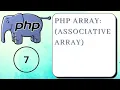 PHP Array Associative Array