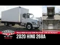 26ft Straight Truck 2020 Toyota HINO 268A with ICC Bumper Box Truck