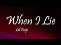 Lil Peep - When I Lie (Lyrics)