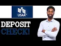 How To Deposit A Check On USAA App 2025