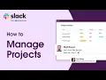 How to manage projects with lists in Slack