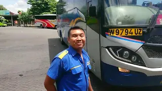 sopir ANDRIAN bawa bus Sugeng Rahayu 9794